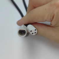 Konektor Kabel LED Tahan Air KCC Seri Sk IP68 2-5pin Tembaga ABS Male/Female untuk Skuter Listrik 12V-42V