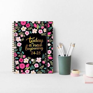 Agenda Diaria Espiritual Personalizada 2024, Cuaderno de Notas con Papel Impreso, Planificador A5, Regalo - Product Image 1