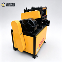 Machine de redressage automatique de barres d'acier pour ferraille, directement de l'usine, pour le recyclage de barres d'acier usagées, usage intensif