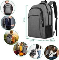 Sacs à dos pour ordinateur portable, sac à dos de sport de plein air, sac à dos pour ordinateur portable usb étanche, sacs pour ordinateur portable pour hommes