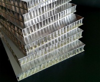 Nid d'abeille aluminium isolation panneau composite panneau porte core panneau fond de panier partition
