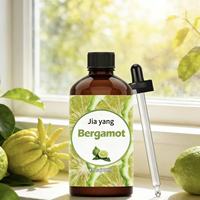 Huile essentielle de bergamote - 100% pure et naturelle - Diffuseur d'aromathérapie de haute qualité avec compte-gouttes - 4 onces liquides
