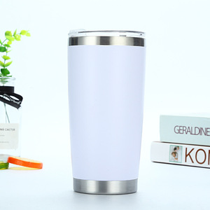 Factory Direct Supply 20oz/30oz Double-Layer Stainless Steel Car Cup with Diamond Paint Ice Bully Straw Travel Tumbler - Product Image 3