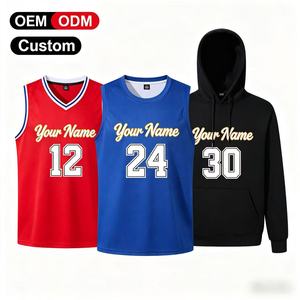 Chándal Deportivo de Invierno Unisex Corto de Alta Calidad con Logotipo Personalizado, Impresión Digital Antibacteriana, 100% Poliéster, 220g, para Entrenamiento de Baloncesto - Product Image 1