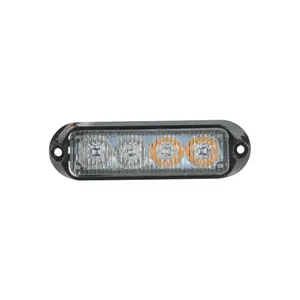 La mejor calidad promocional 12V 24 voltios rejilla luz estroboscópica intermitente ámbar Led luces estroboscópicas para camiones - Product Image 6
