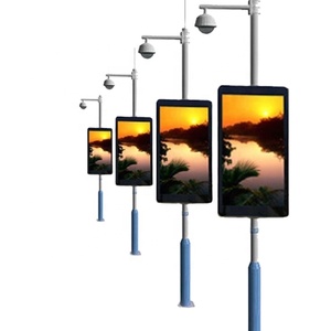 LED VISUAL <span class=keywords><strong>Diseño</strong></span> Publicidad Alto brillo P8 Poste Standing Street Pantalla LED - Product Image 1