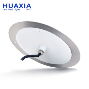 Private Mold 8mm Slim Flat 18W 12V 316SS Resin Filled Swimming Pool Light IP68 Surface Mounted LED Underwater Lamp - Product Image 6