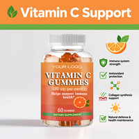 Gummies multivitaminées à marque privée avec formule Vitamines A, C, D, E, B6, B12, Fer, Zinc pour Hommes et Femmes – Gommes Vitaminées C