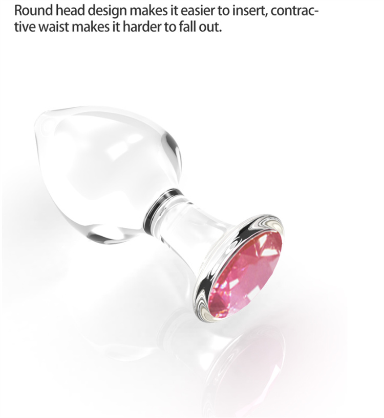 Crystal Anal Plug Bum Plugs Jewelry Anal Trainer Glass Massage Butt Plug S  M L Anal Stimulation Sex Toy for Unisex Masturbation| Alibaba.com