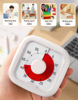 Timer putar mekanis Visual Timer Dial dapur PC