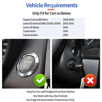 Thinkcar-thinkguard Can Bus Kit de prise et de jeu, pour Toyota Camry 2018 — 2020, bouton-poussoir, démarreur à distance uniquement pour véhicule à essence