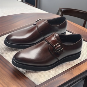 รองเท้าผู้ชายแบบสวมสไตล์อิตาลี ดีไซน์หรูหรา พื้นเรียบ ลายสก็อต น้ำหนักเบา ระบายอากาศได้ดี เหมาะสำหรับฤดูใบไม้ผลิ ฤดูร้อน ฤดูใบไม้ร่วง ใส่ทำงานหรือในชีวิตประจำวัน - Product Image 1