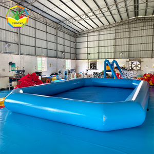 Piscina inflable de verano, tamaño familiar, sobre el suelo, triple capa, PVC, antideslizante, piscina de seguridad, configuración rápida - Product Image 1