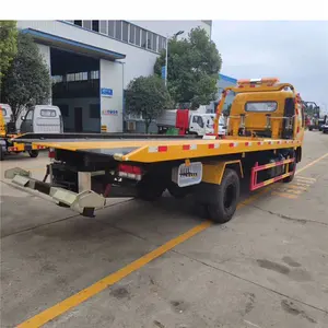 Bán nóng dongfeng giường phẳng người phá hủy kéo xe tải bán Malaysia phục hồi xe tải người phá hủy kéo xe tải