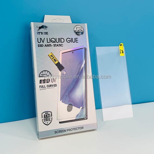 UV Liquid Tempered Glass for S24 ULTRA  NOTE 10 S23 ULTRA TECNO CAMON 30 INFINIX HOT 50 PRO + UV Lamp Liquid Screen Protector