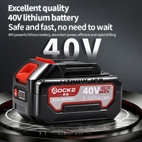 Perceuse magnétique sans fil AOCKE 40V, perceuse magnétique portable sans fil 1600W, machine de perçage magnétique électrique industrielle
