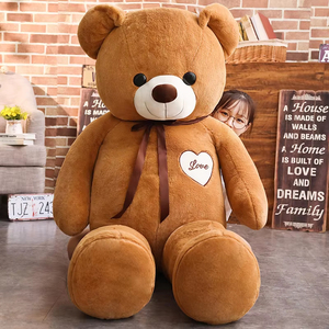 Orsacchiotto Gigante Americano in Peluche, Regalo di San Valentino, Orso Enorme con Nastro, Grande Peluche da Abbracciare - Product Image 6