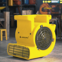 Airguru Mini Petit Souffleur 1/12Hp Séchoir à Tapis Ventilateur Centrifuge 350Cfm Séchage Conciergerie Empilable