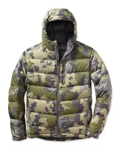 Nouvelle veste de camouflage en duvet de canard pour homme, veste de chasse d'hiver de haute qualité, personnalisée et Ultra légère