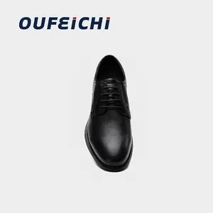 Factory Custom High-end Handmade Office Formal PU Leather Dress Shoes For Men