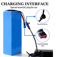 Batterie au lithium rechargeable personnalisée 36V 10Ah 20Ah 30Ah 40Ah avec BMS intégré pour trottinette électrique, vélo électrique, stockage solaire