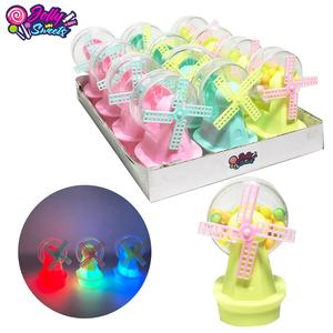 JollySweets Mini <span class=keywords><strong>moulin</strong></span> <span class=keywords><strong>à</strong></span> <span class=keywords><strong>vent</strong></span> Conteneur de bonbons avec jouet de bonbons en plastique léger - Product Image 1