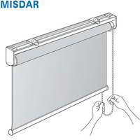 Top Track Rail Set-Bar Fenêtre Rouleau Rideau Partie Matériel Kits Rouleau Abat-jour Composant Support Stores À Rouleaux Embrayage Accessoires