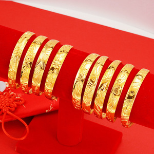 Ethlyn时尚迪拜黄金首饰金色手镯埃塞俄比亚手镯和手镯埃塞俄比亚珠宝手镯礼品 - Product Image 3