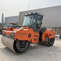 Compacteur à double tambour HAMM HD138 d'occasion avec performances fiables pour la construction routière et les projets de génie civil