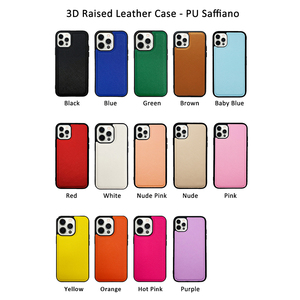 Ốp Lưng Điện Thoại Da In Logo Theo Yêu Cầu Bằng Da PU Saffiano In Tên Cá Nhân Người Thuần Chay Cho <span class=keywords><strong>iPhone</strong></span> 13 14 Pro Max - Product Image 5