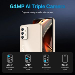 UMIDIGI <span class=keywords><strong>A13</strong></span> Pro Max 5G 12GB 256GB Smartphone Dimensity 900 Procesador 6,8 ''FHD + Pantalla <span class=keywords><strong>90Hz</strong></span> 64MP Triple Cámara Teléfono celular - Product Image 5