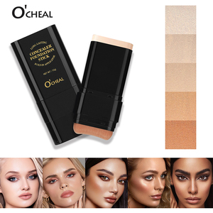 <span class=keywords><strong>Foundation</strong></span> Stick Maquillaje facial Impermeable Naturaleza Cobertura completa Corrector Base con cepillo - Product Image 1