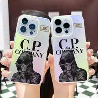 Coque de Téléphone Antichoc Colorée Tendance CP Company Mask Man pour iPhone 16 15 14 Pro Max 13 12 Mini 17 Pro Max