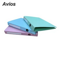 Carpeta de Anillas al por Mayor para Oficina, 2 Anillas, 1 Pulgada, PP, Color Sólido Personalizado, Organización y Archivo