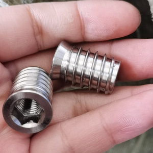 Furniture Screw in Nut Zinc Alloy <strong>Threaded</strong> Furniture <strong>Wood</strong> Insert Nut - Product Image 2
