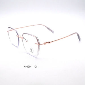 แว่นตา K1020 กรอบโลหะเมมโมรี่ น้ำหนักเบา ทนทาน ทันสมัย ดีไซน์ยืดหยุ่นเพื่อความสบาย - Product Image 3