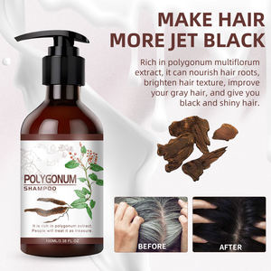 Polygonum Multiflorum Hair Growth Shampooing pour favoriser la croissance des <span class=keywords><strong>cheveux</strong></span> Élimine la saleté Détoxifie sans sulfate pour femmes et hommes - Product Image 5