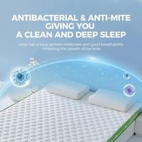 Matelas de lit en latex naturel de qualité supérieure, taille unique
