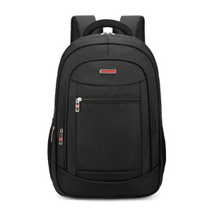 Men's <b>Backpack</b> <b>Large</b> Capacity 36-55L Business Travel Laptop Bag Multiple Compartments Solid Color Black - Product Image 1