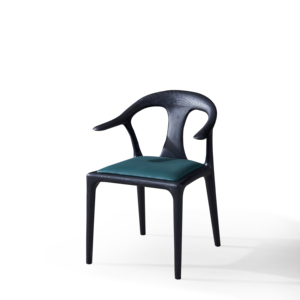 LU Haute Qualité Vente à Chaud Meubles d'intérieur Chaise en Bois et Cuir Chaise de Salle à Manger en Bois Massif - Product Image 1