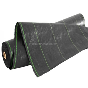 Malla Antihierbas Agrícola Verde Permeable, Transpirable, <span class=keywords><strong>Herbicida</strong></span>, de Polipropileno (PP), para Jardinería, Árboles Frutales, Cobertura del Suelo, Corte GSM - Product Image 1