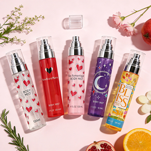 100ml 120ml Logo Color Custom PET Frosted Matte Surface Plastic Perfume Fine Misrt <strong>Spray</strong> Bottle for Perfume Body Mist <strong>Sunscreen</strong> - Product Image 1