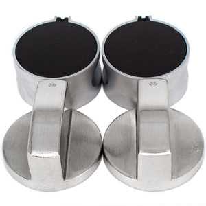 Boutons de commande de cuisinière à gaz Double Gold 8 mm en alliage de zinc pour pièces de cuisinière - Product Image 1