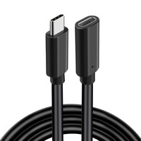 Cable de Extensión USB 3.1 Tipo-C Macho a Hembra, Multifuncional, para Teléfono Móvil, de Fábrica, OEM