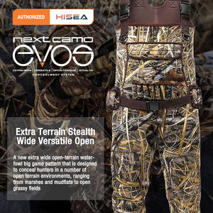 Cuissardes de poitrine en nylon imperméable pour hommes pour la chasse au canard et la pêche à la sauvagine Caractéristiques isolantes - Product Image 5