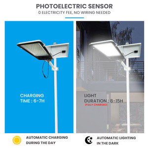Lista de Precios de Lámparas Solares LED para Exteriores de Alta Potencia de 100w 200w 300w 500w, Impermeables IP65 - Product Image 2