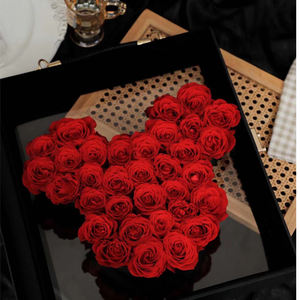 Caja de regalo de acrílico para el día de la madre, cajitas transparentes portátiles florales para flores <span class=keywords><strong>y</strong></span> amor - Product Image 4