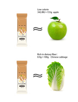 Barre d'aliments organique en vrac, 12 pièces, pour nourriture, chocolat, céréales, marque privée