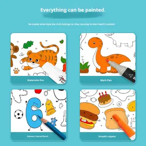 Rouleau de papier à dessin pour enfants en gros, papier peint, peinture, 3 m de long, 30 cm de large, dessin animé chinois pour la maternelle, coloriage - Product Image 4