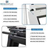 Présentoir d'échantillons de carrelage personnalisable OEM à hauteur réglable, style livre, avec système de rotation de pages pour marbre, quartz, céramique